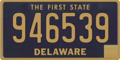 DE license plate 946539