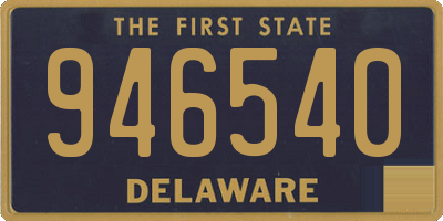 DE license plate 946540