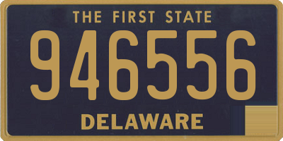 DE license plate 946556