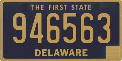 DE license plate 946563