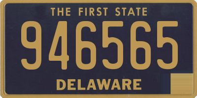 DE license plate 946565