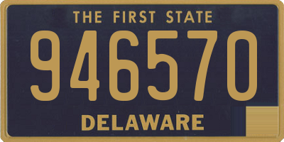 DE license plate 946570