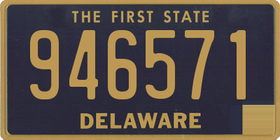 DE license plate 946571