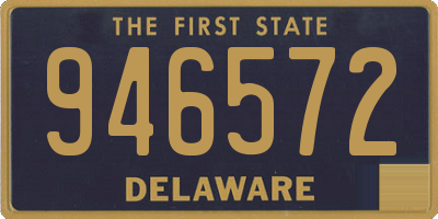 DE license plate 946572