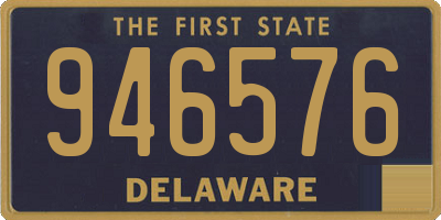 DE license plate 946576
