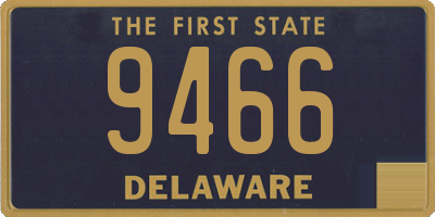 DE license plate 9466