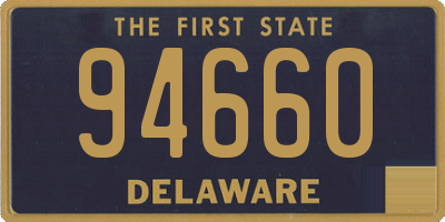 DE license plate 94660