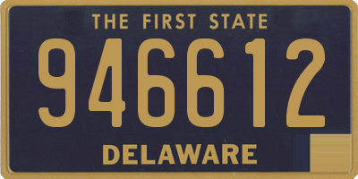 DE license plate 946612