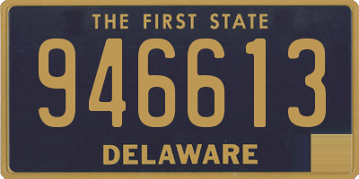 DE license plate 946613