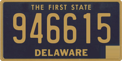DE license plate 946615