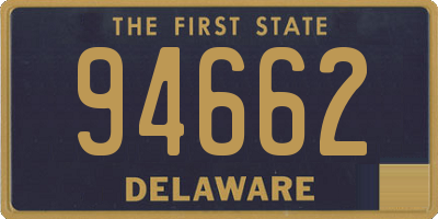DE license plate 94662