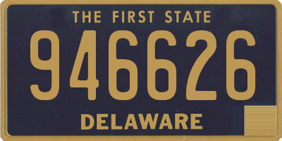 DE license plate 946626