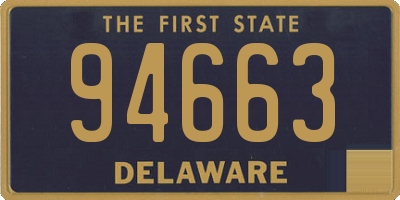 DE license plate 94663