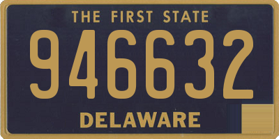 DE license plate 946632