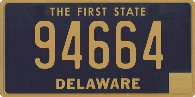 DE license plate 94664