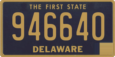DE license plate 946640