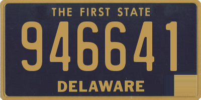 DE license plate 946641