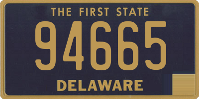 DE license plate 94665