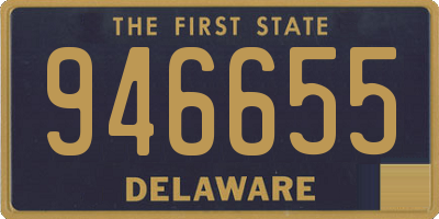DE license plate 946655