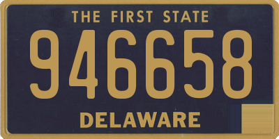 DE license plate 946658