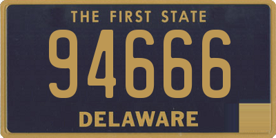 DE license plate 94666