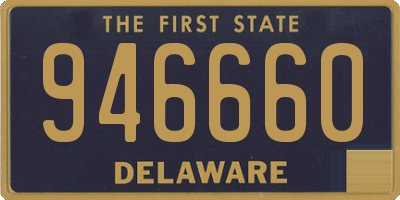 DE license plate 946660