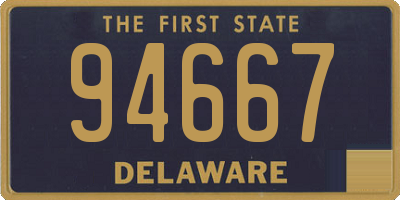 DE license plate 94667
