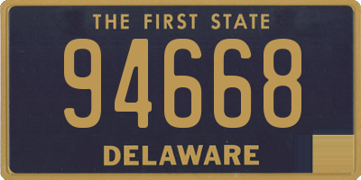 DE license plate 94668