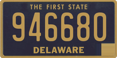 DE license plate 946680