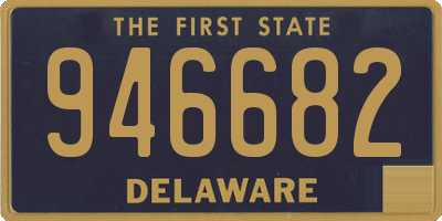DE license plate 946682