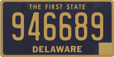 DE license plate 946689