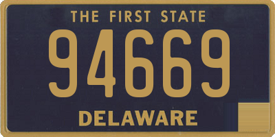 DE license plate 94669