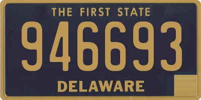 DE license plate 946693