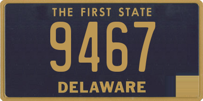 DE license plate 9467