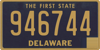 DE license plate 946744