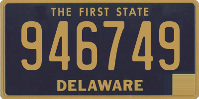 DE license plate 946749