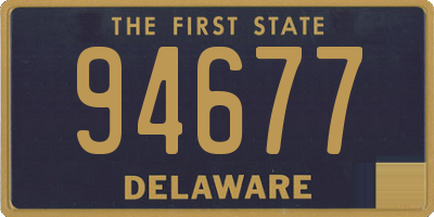 DE license plate 94677