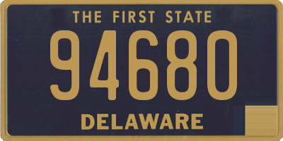 DE license plate 94680