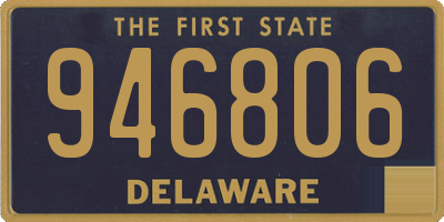 DE license plate 946806