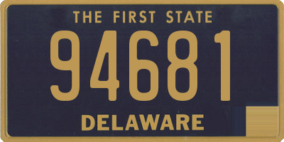 DE license plate 94681