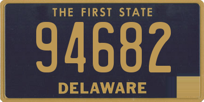 DE license plate 94682