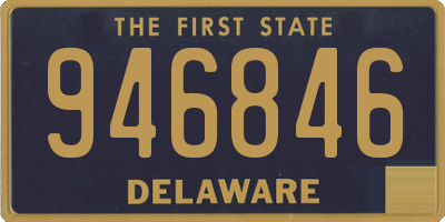 DE license plate 946846