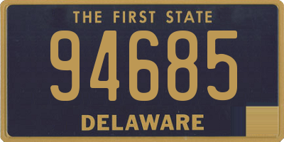 DE license plate 94685