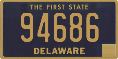 DE license plate 94686