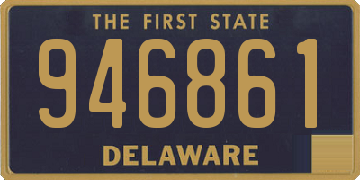 DE license plate 946861