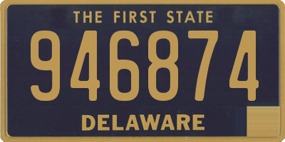 DE license plate 946874