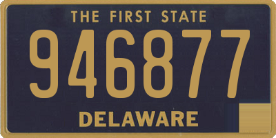 DE license plate 946877