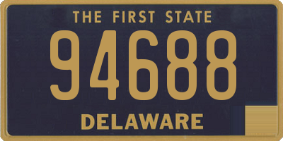 DE license plate 94688