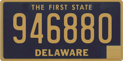 DE license plate 946880