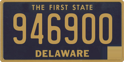 DE license plate 946900